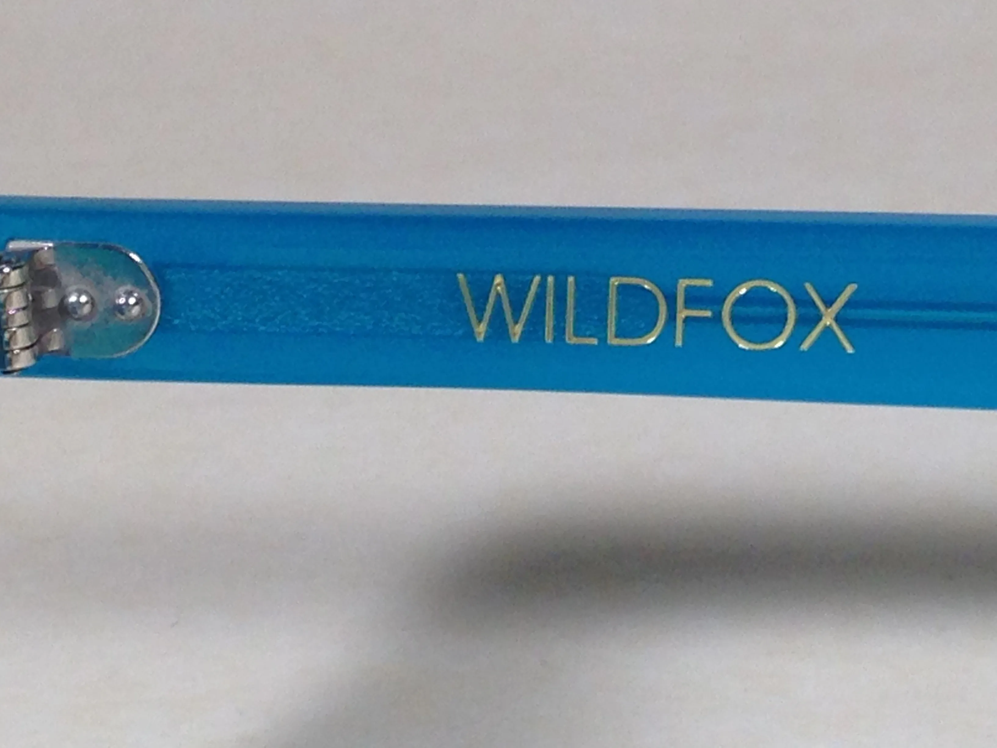 Wildfox Smart Fox Deluxe Turks Sunglasses Square Blue Frame Orange Pink Mirror Lens