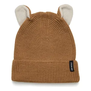 Wolf Ears Beanie Tan