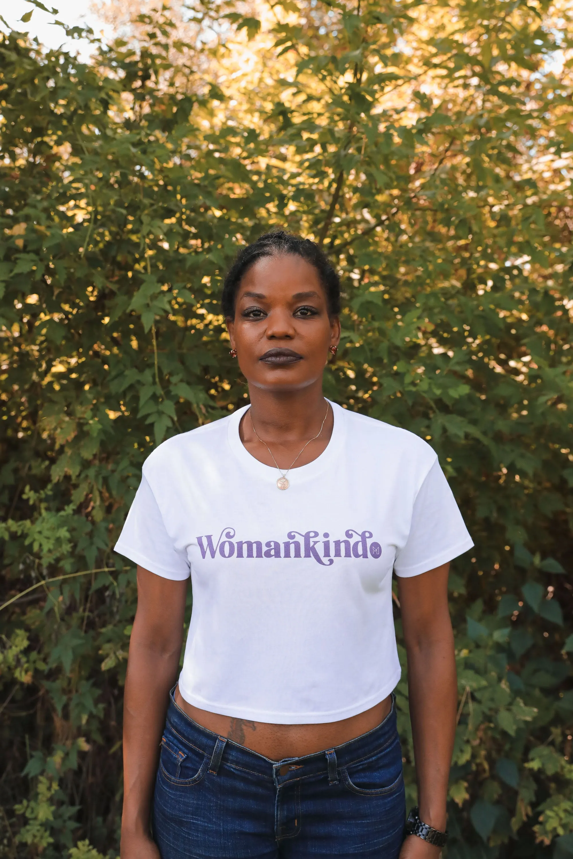 Womankind Boxy Cropped Tee
