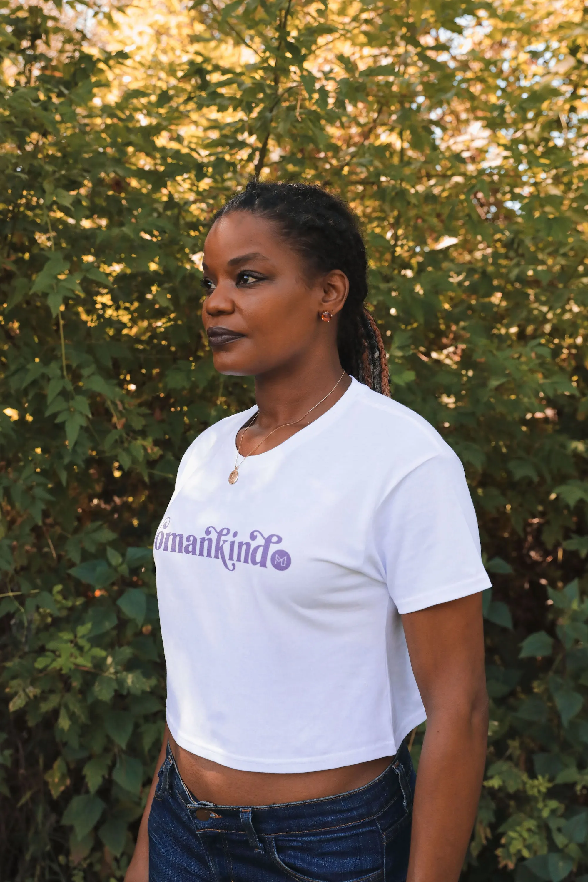 Womankind Boxy Cropped Tee