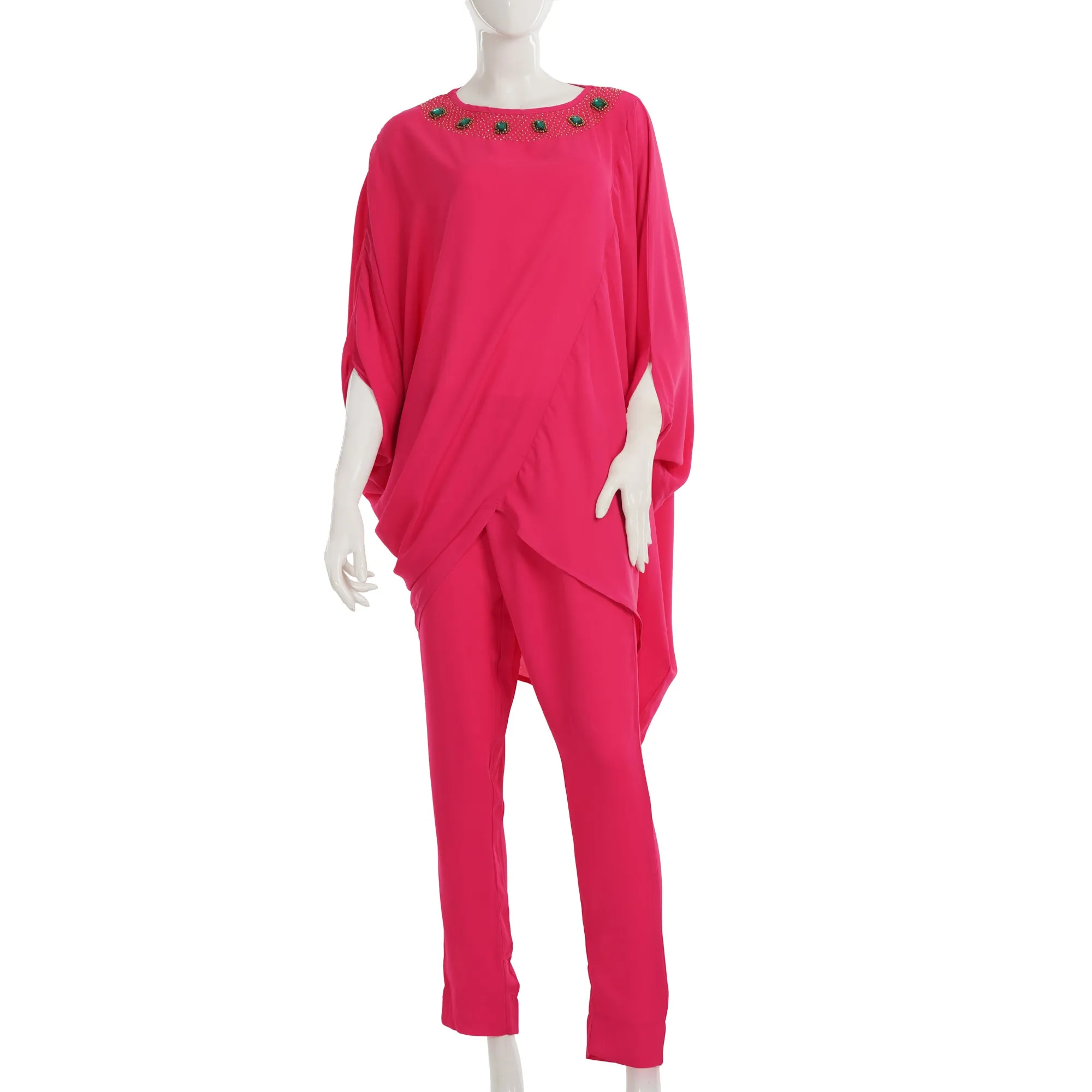 Womens Pink Boxy Top