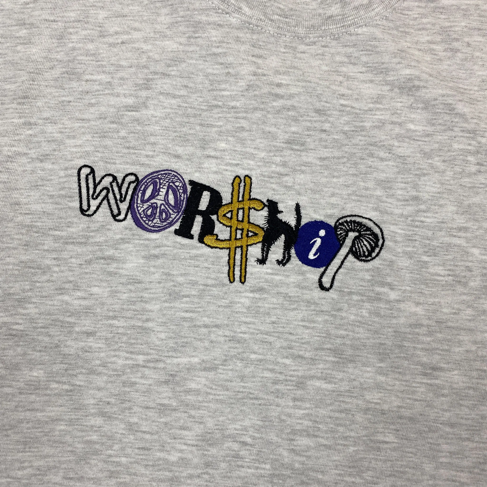 Worship Jumble Tee Snow Marle Sale