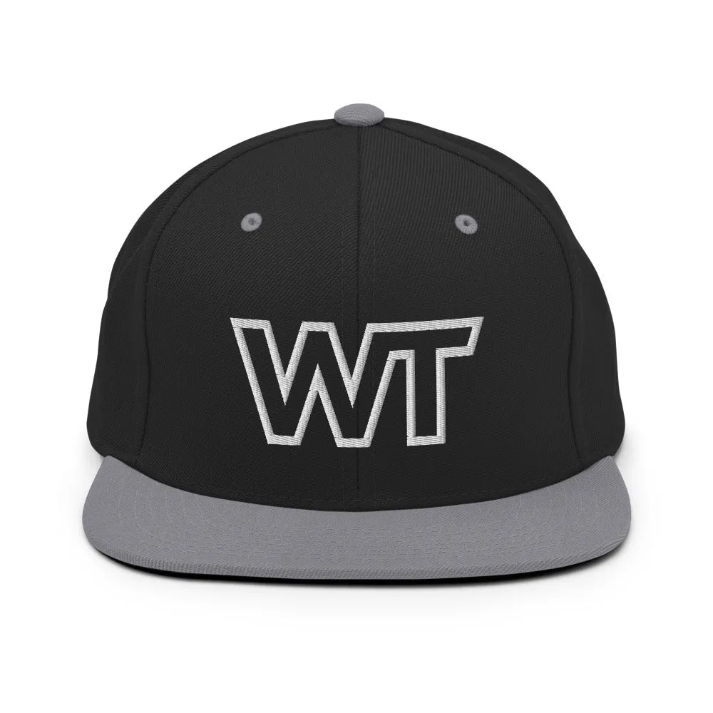 Wrestling Travel Logo Snapback Hat