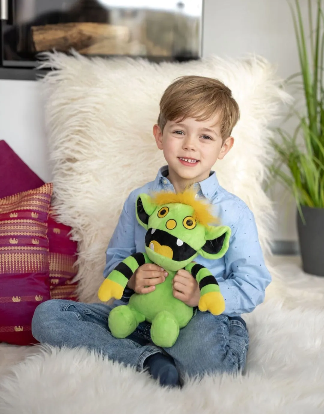 Wärmetier Alien Wärmflasche Kuscheltier Warmie Habibi Plush