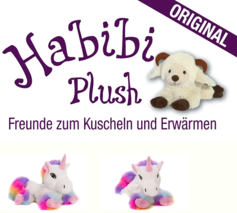 Wärmetier Rehkitz Wärmflasche Kuscheltier Warmie Habibi Plush