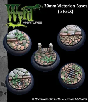 WYRD: MALIFAUX: Victorian Bases x5