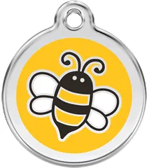 Yellow Bumble Bee ID Tag
