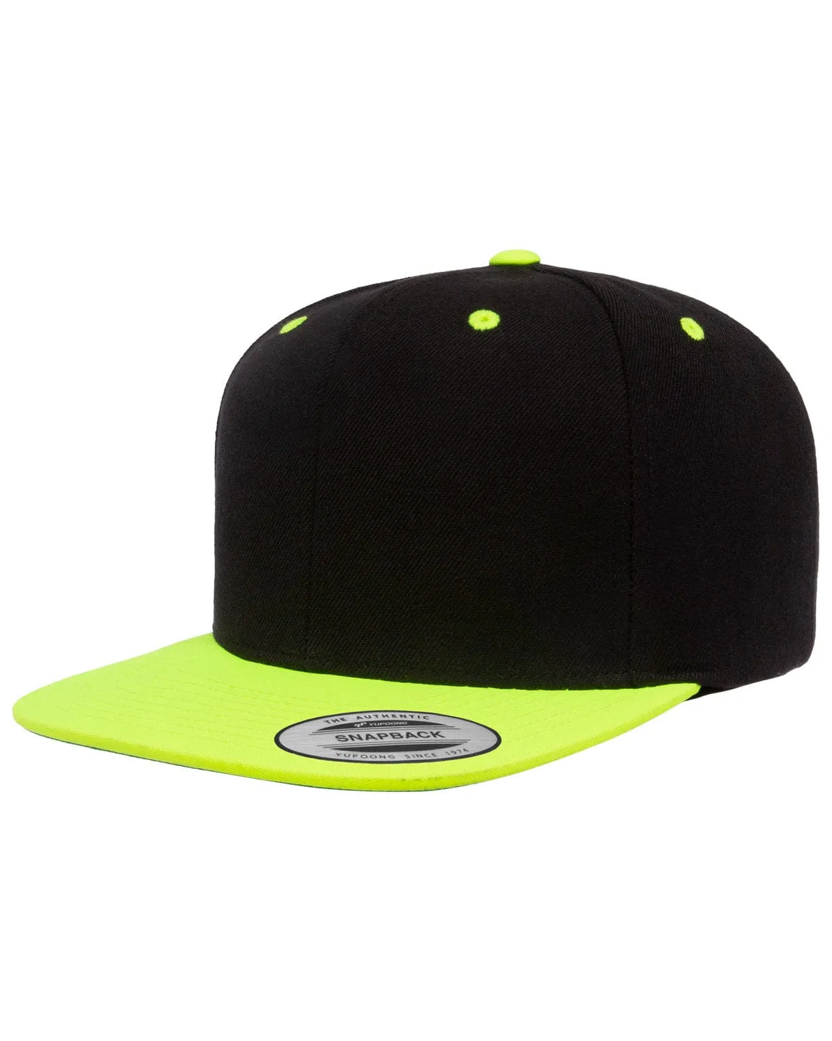 Yupoong 6-Panel Structured Flat Visor Cap
