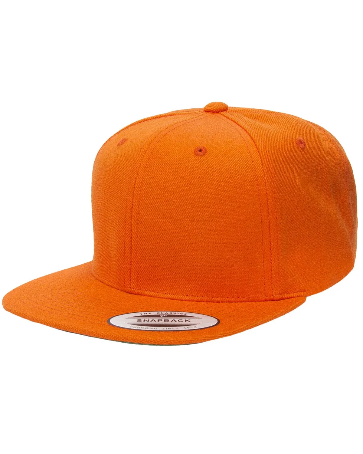 Yupoong 6-Panel Structured Flat Visor Cap