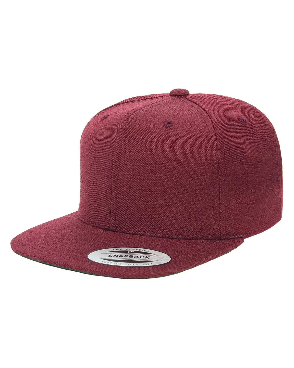 Yupoong 6-Panel Structured Flat Visor Cap