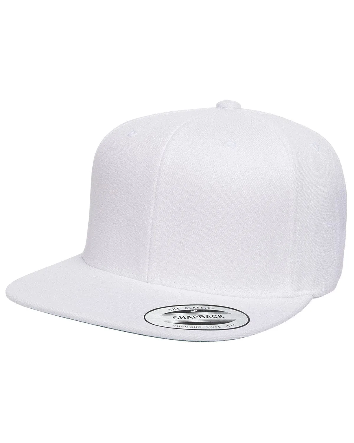 Yupoong 6-Panel Structured Flat Visor Cap