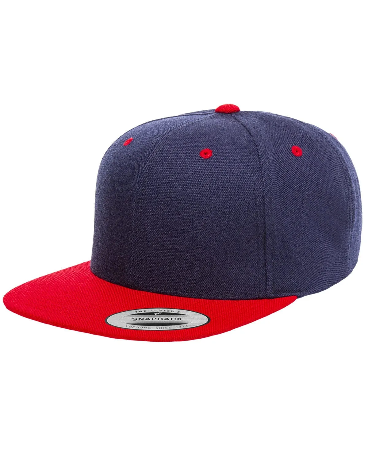Yupoong 6-Panel Structured Flat Visor Cap