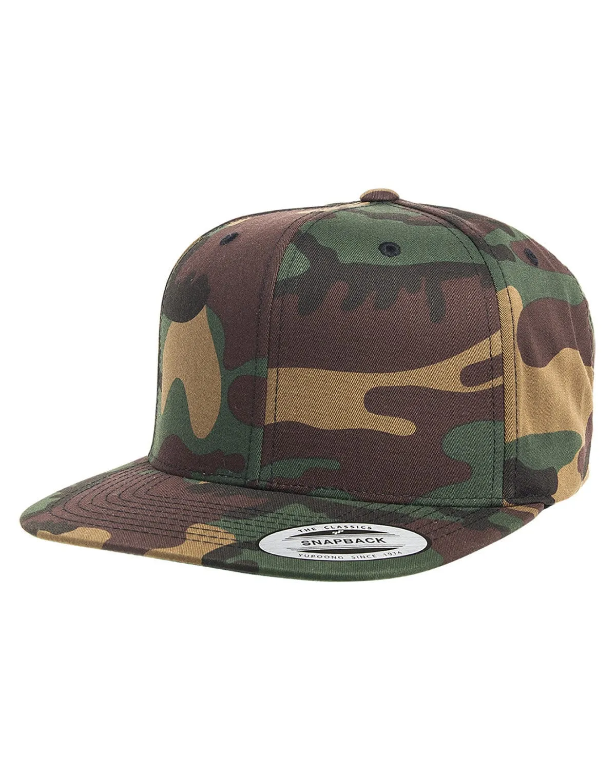 Yupoong 6-Panel Structured Flat Visor Cap