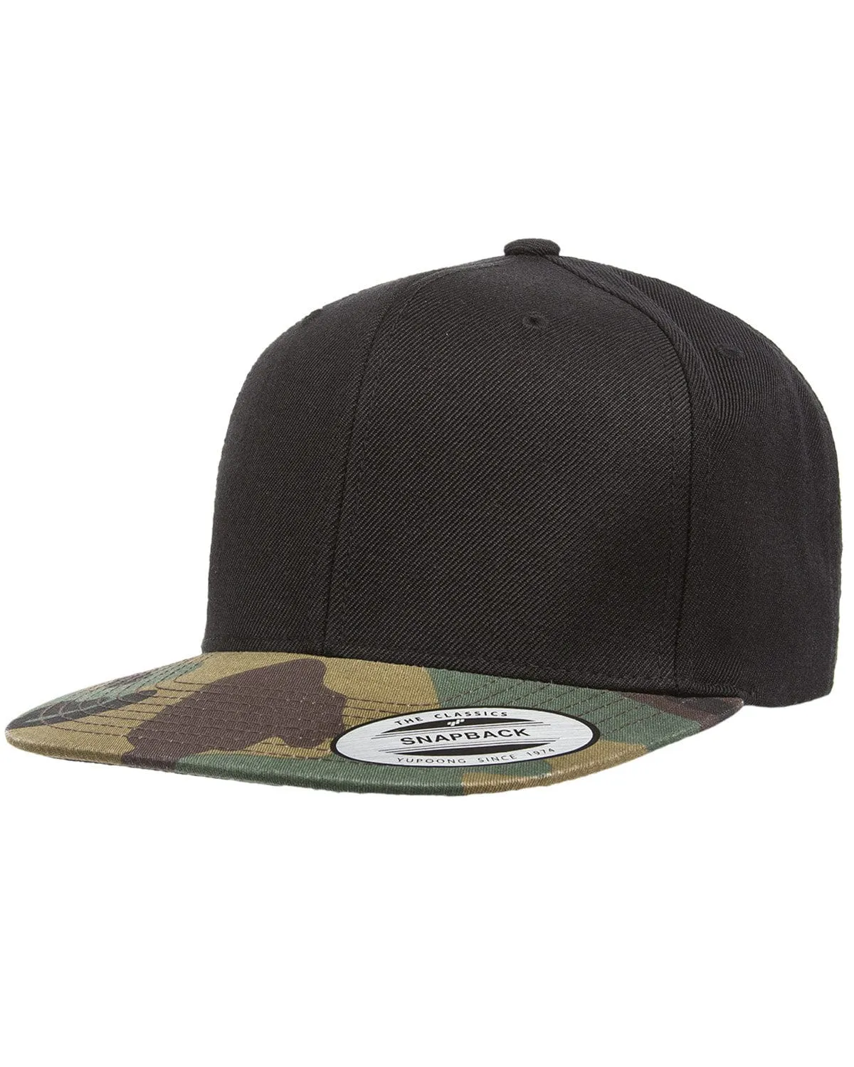 Yupoong 6-Panel Structured Flat Visor Cap
