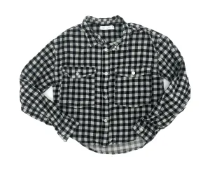 Zara boxy flannel button up - 13-14