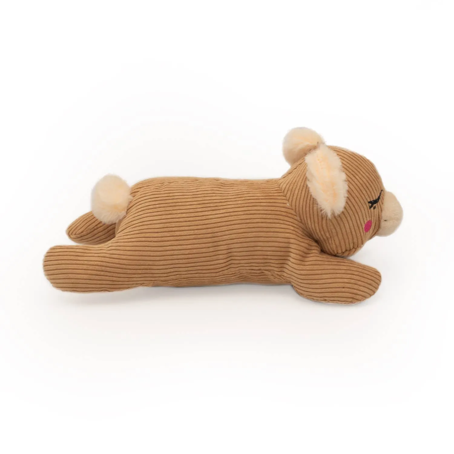 ZippyPaws - Snooziez with Shhhqueaker - Bear - Dog Toy