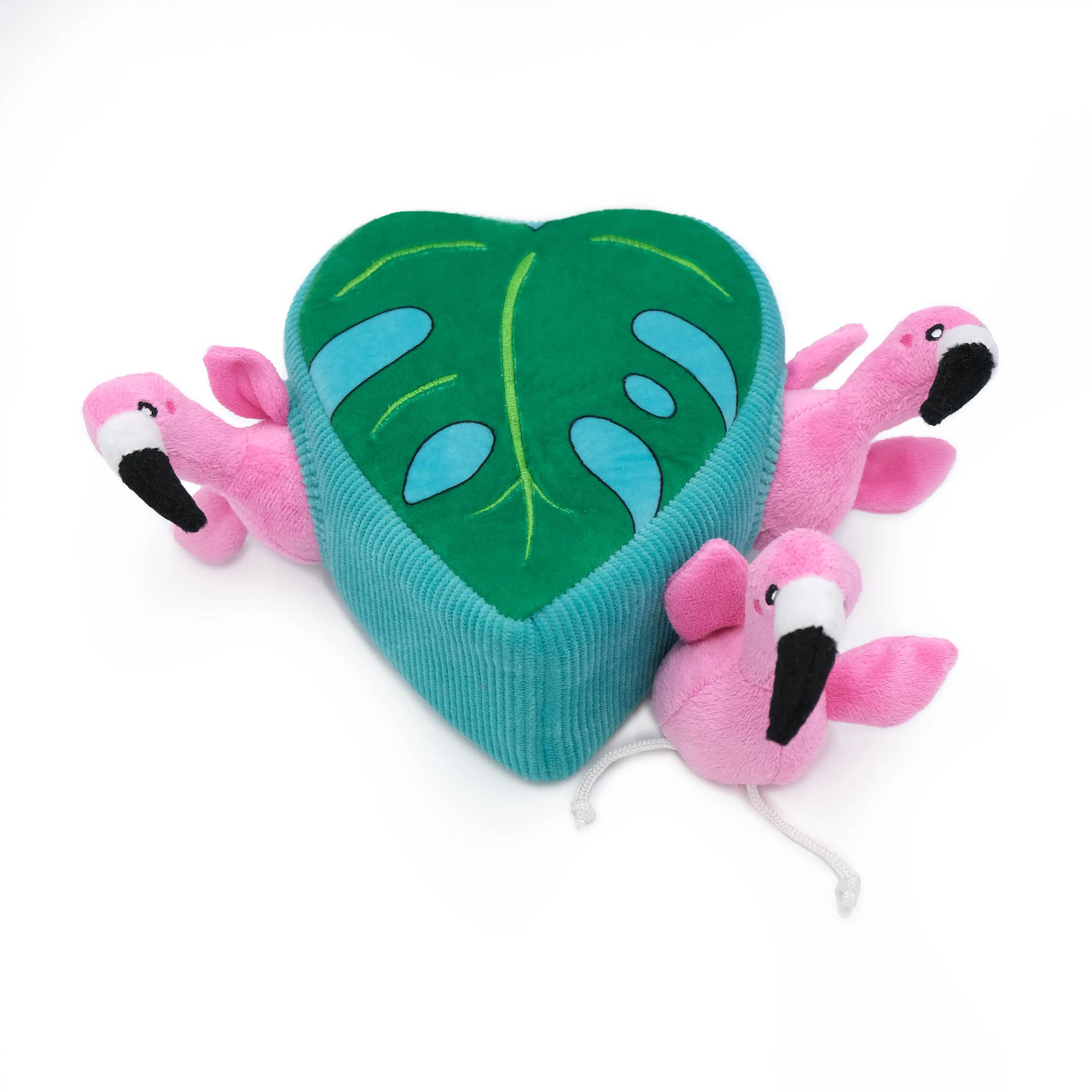 ZippyPaws - Zippy Burrow® - Flamingos in Monstera