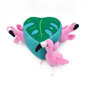 ZippyPaws - Zippy Burrow® - Flamingos in Monstera