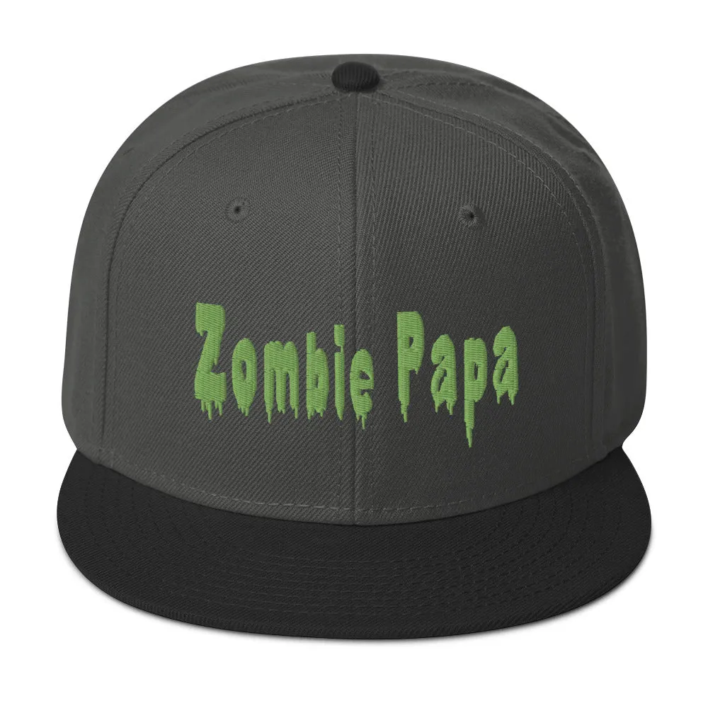 Zombie Papa Snapback Hat