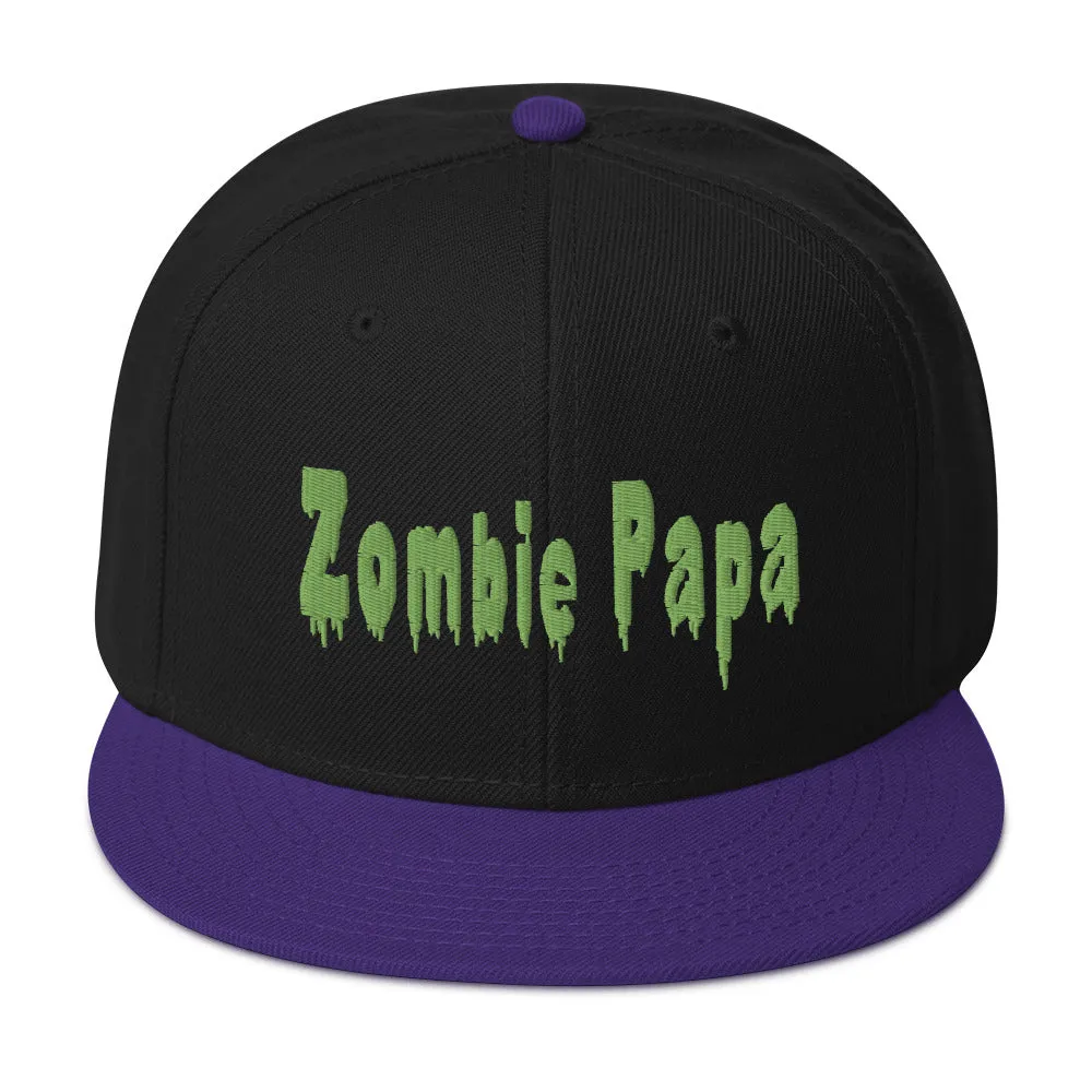 Zombie Papa Snapback Hat