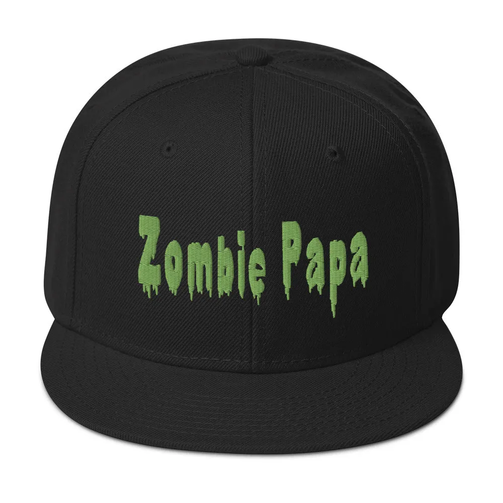 Zombie Papa Snapback Hat