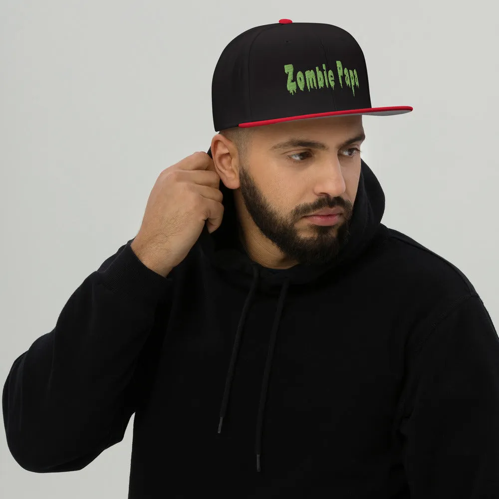 Zombie Papa Snapback Hat