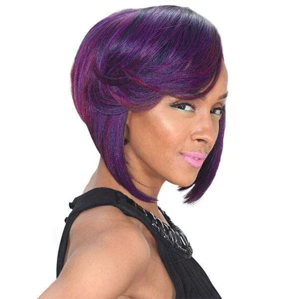 Zury Deep A Line Cut Synthetic Wig Lace Part Full Wigs - A LINE-H LEVA